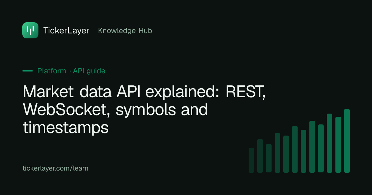 Market Data API: How It Works, With Examples | TickerLayer
